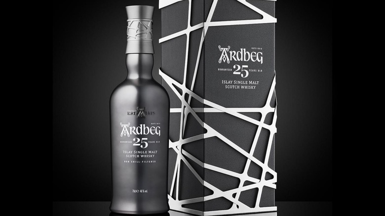 A bottle of Ardbeg 25 Years Old