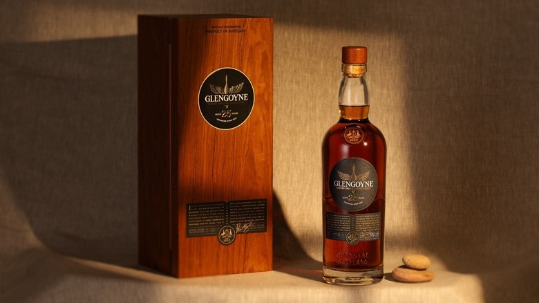 A bottle of Glengoyne 25 Year Old