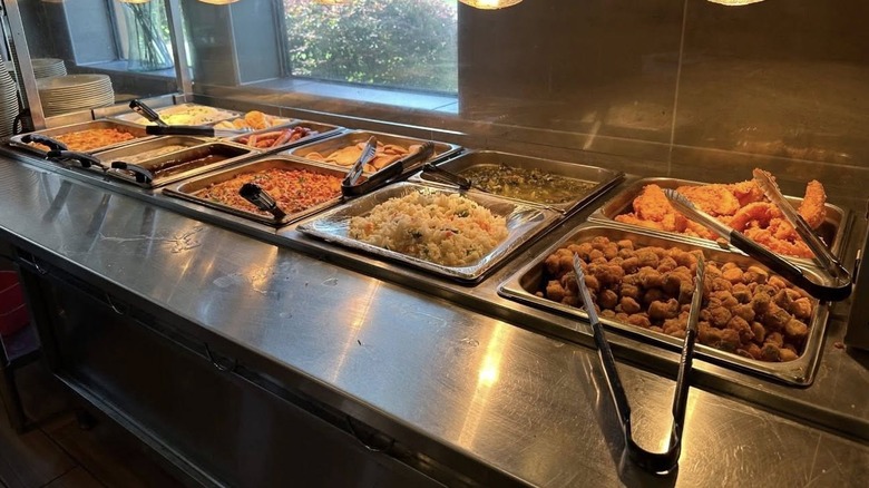 Buffet inside Georgia Comfort Kitchen