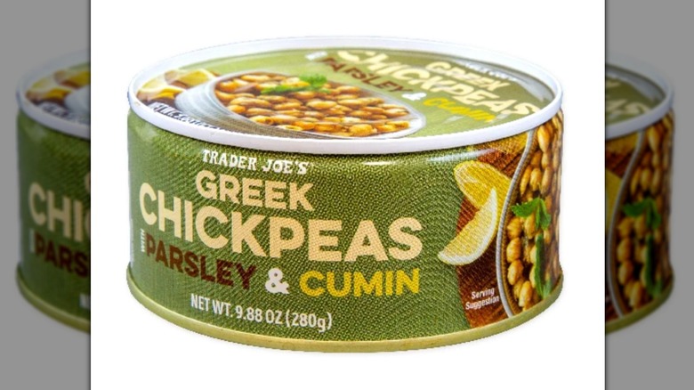 Trader Joe's Greek Chickpeas with Parsley and Cumin