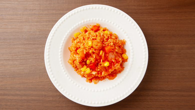 Bowl of ketchup rice