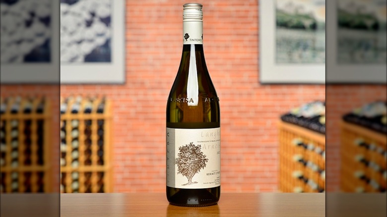 A bottle of Cantine Elvio Tintero Langhe Arneis