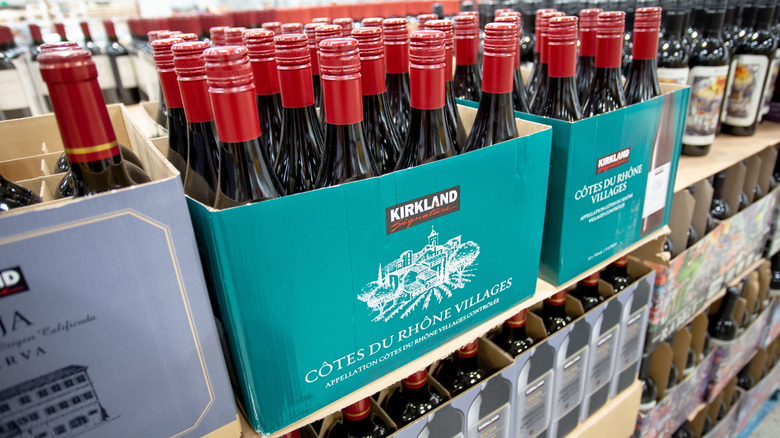 A case of Kirkland Signature Côtes du Rhône Villages
