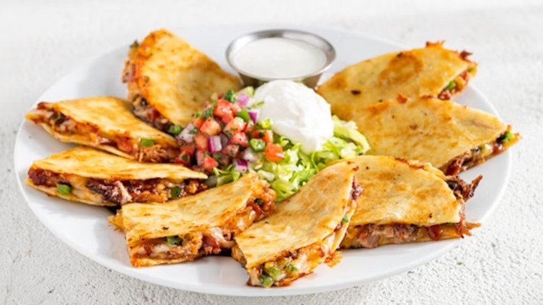 A Brisket Quesadilla from Chili's