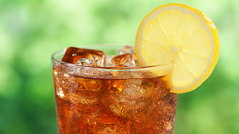 A glass of sweet tea