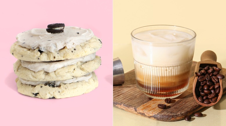 Cookies & Cream Milkshake Cookie ft. Mini Oreo with a White Russian