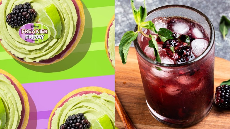 Freakier Friday cookie and blackberry mojito