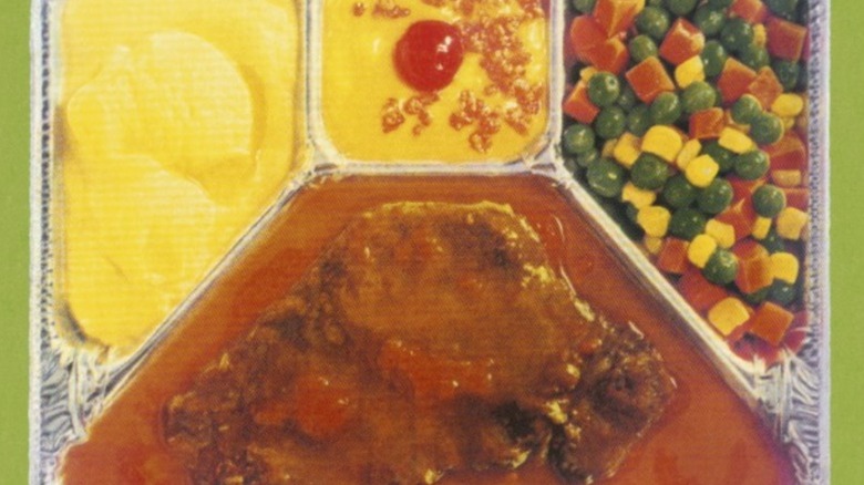 A vintage TV dinner tray
