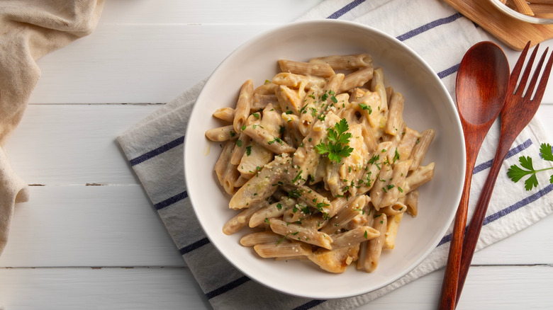Garlic Parmesan pasta
