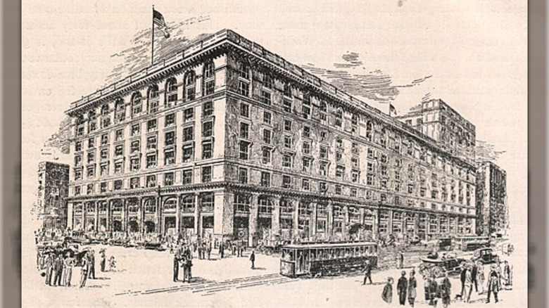 Illustration of B. Altman & Co. building.