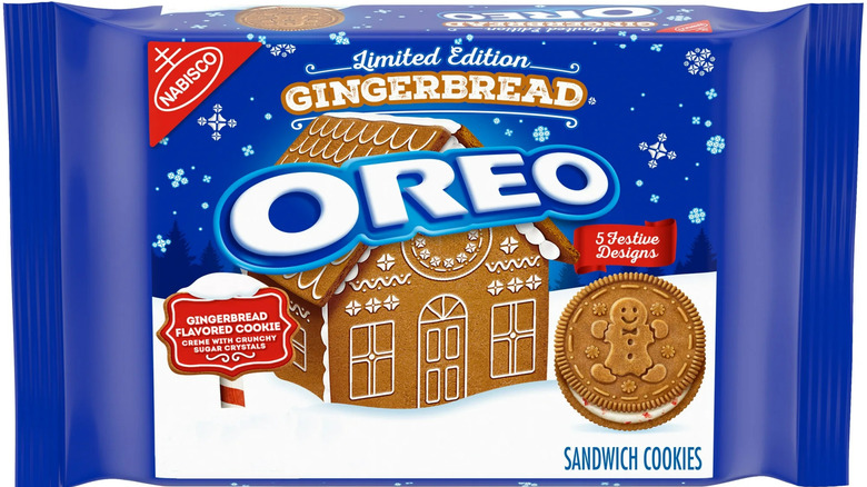 A packet of Gingerbread Oreos