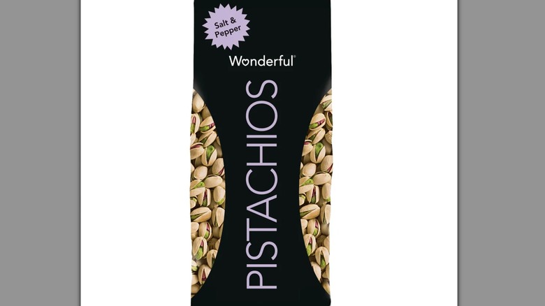 A package of Wonderful Salt & Pepper Pistachios