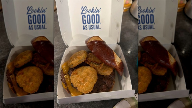 Culver's Wisconsin Fried Pickle Pub Burger