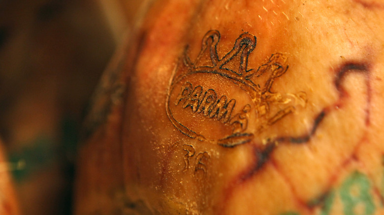 Prosciutto di Parma closeup