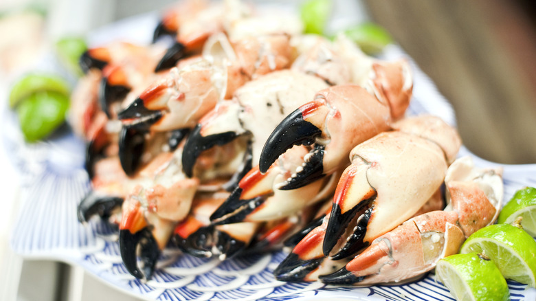 A plate of Joe's Stone Crab