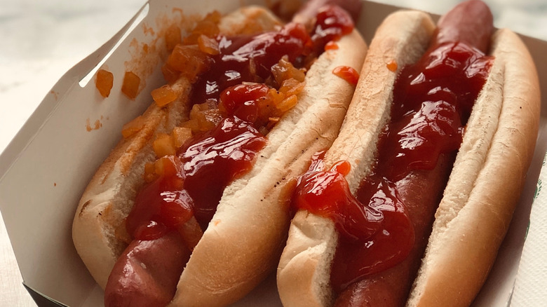 Classic hot dogs from Nathan's famous