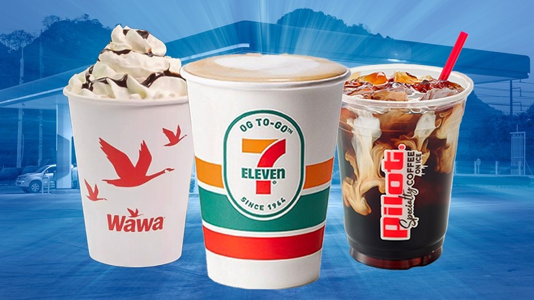 gas station coffee cups