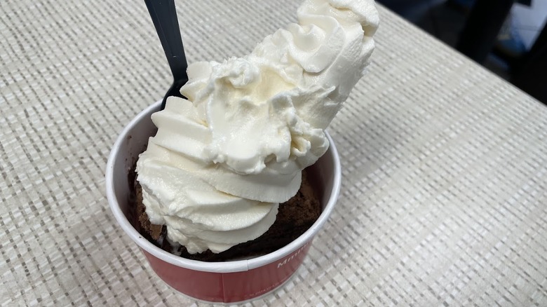 A brownie sundae from Chick-fil-A