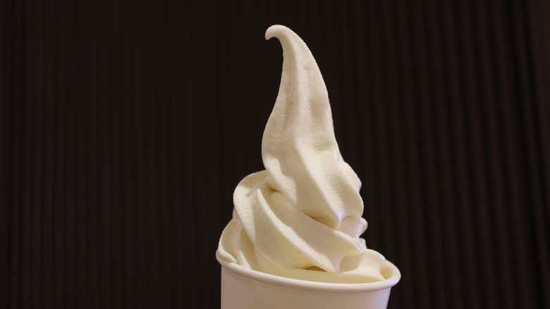 A cup of soft serve