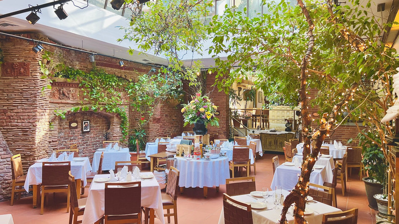The garden room at Il Cortile