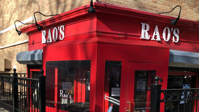 Rao's famous red facade