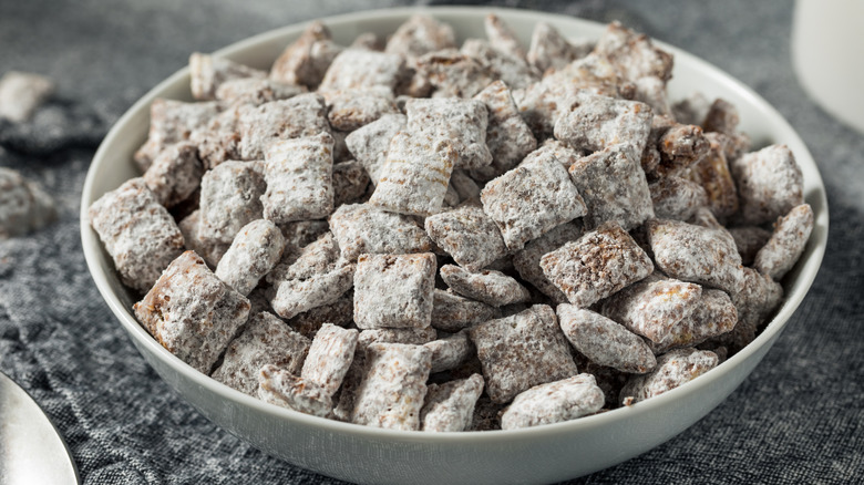 Bowl of puppy chow