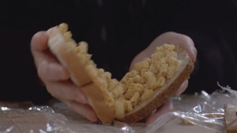 sandwich being assembled in The Breakfast Club