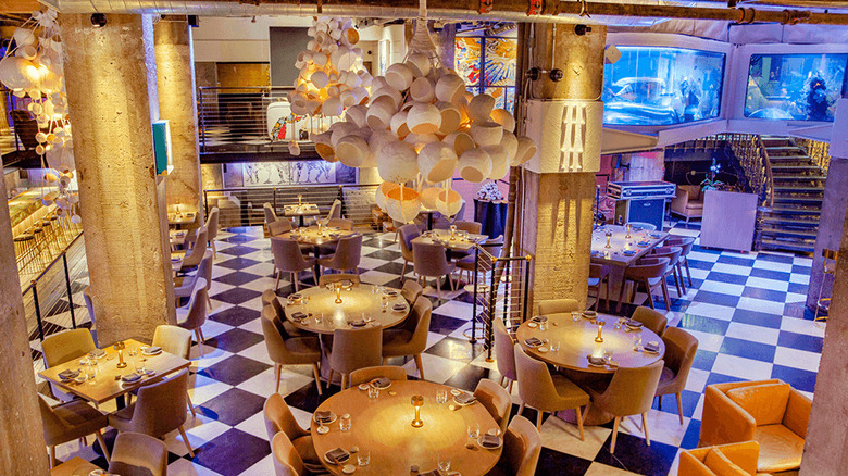 The interior of Mrs. Fish