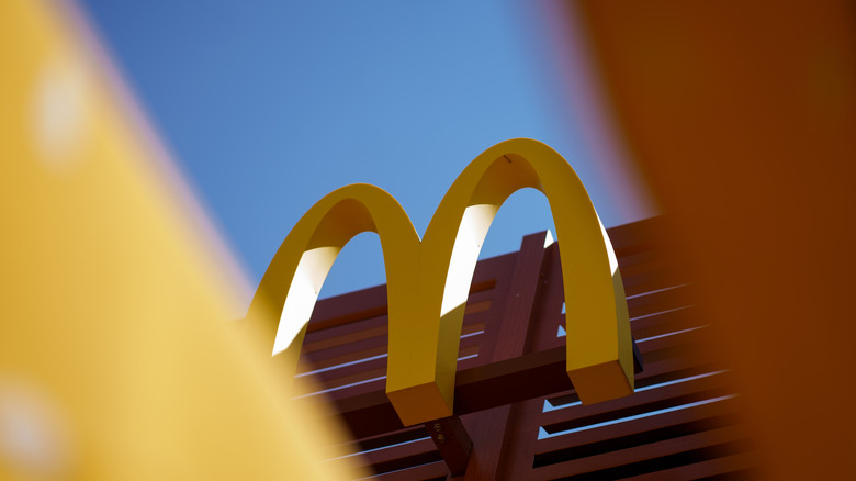 Artsy shot of the golden arches