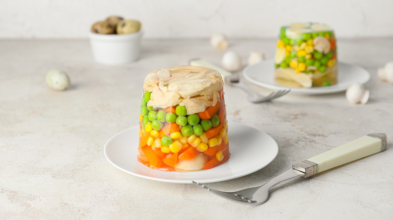 Aspic salad molds