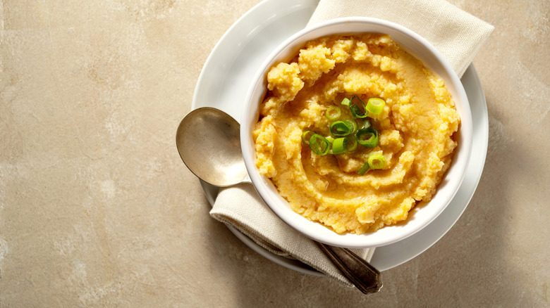 Root vegetable mash in a bowl