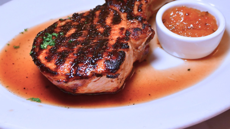 The Heritage Pork Chop at Morton's The Steakhouse