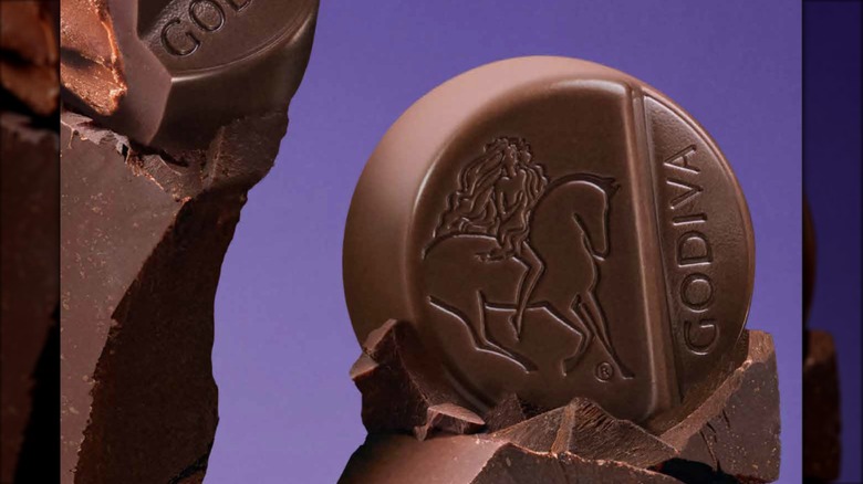 Godiva dark chocolate truffle