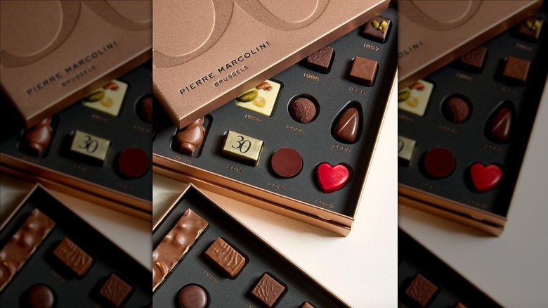 Box of Pierre Marcolini chocolates