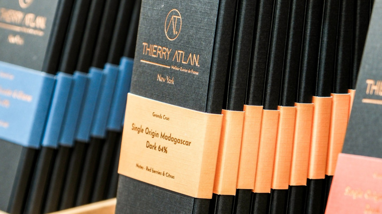 Bars of chocolate from Thierry Atlan