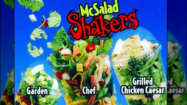 An ad for McDonald's McSalad Shakers