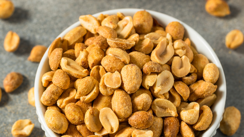 Peanuts in a bowl
