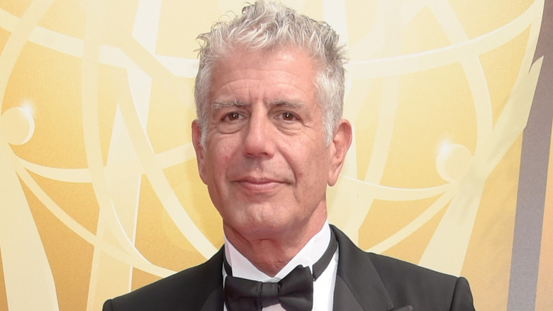 Anthony Bourdain at a media event