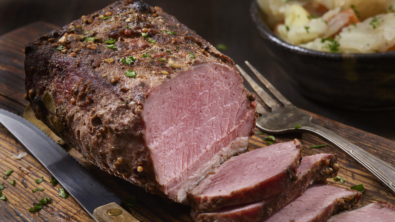 Roasted corned beef