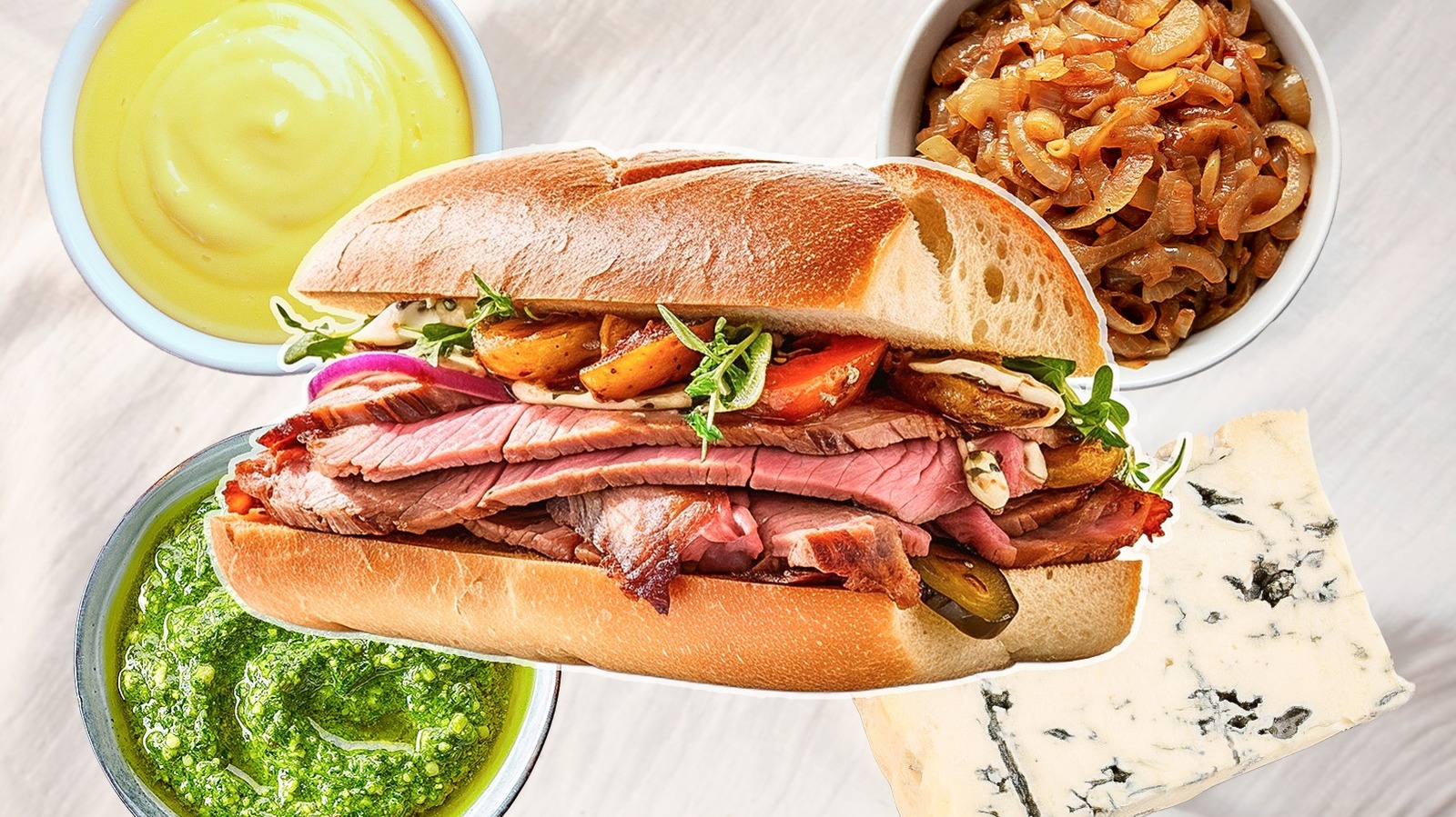 10 Beläge, die Ihr Steak-Sandwich verdient
