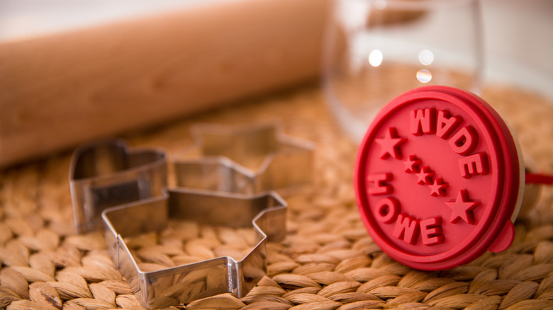 Cookie stamp with cookie cutters