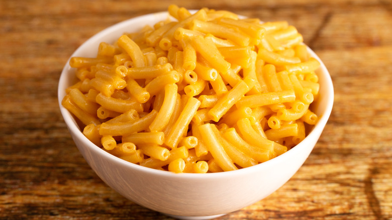 Bowl of mac and cheese
