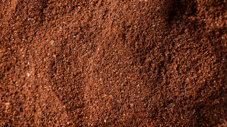 Ground espresso beans