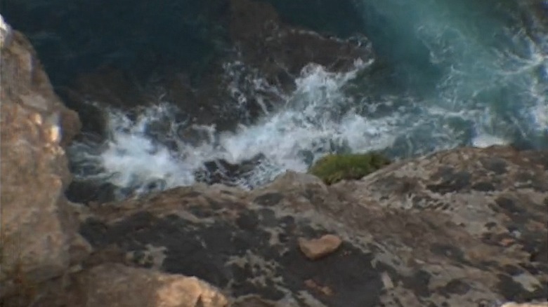 Shot of the water from where Anthony Bourdain jumped.