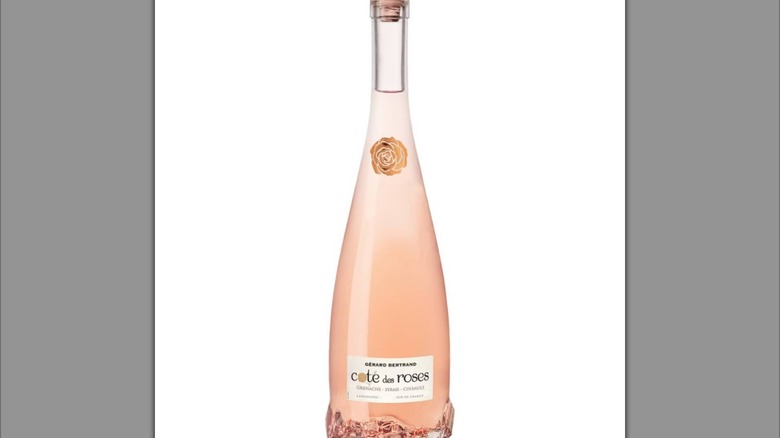 A bottle of Gerard Bertrand Côte des Roses