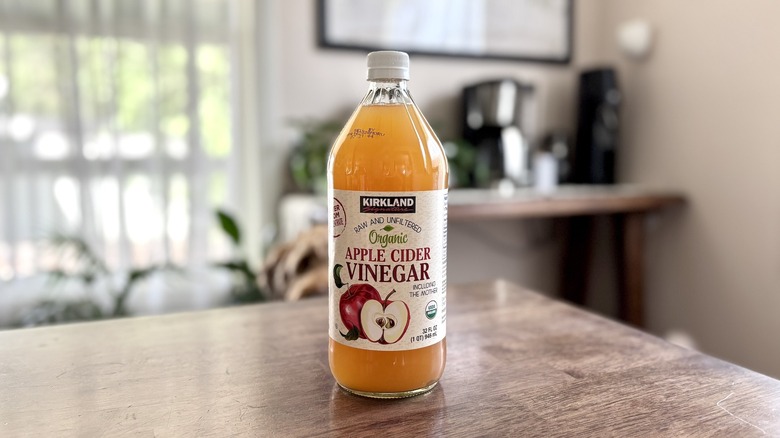 Kirkland Apple Cider Vinegar bottle