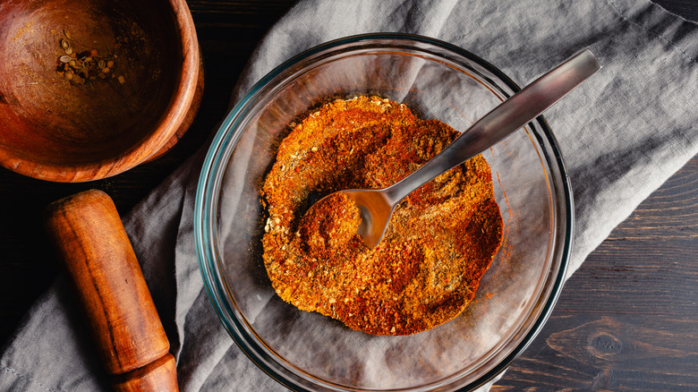 Berbere spice blend in a bowl