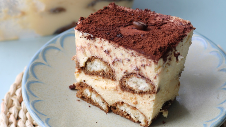 Tiramisu made with Amaretto