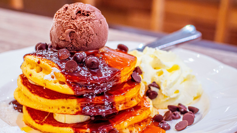 Kahlua pancakes