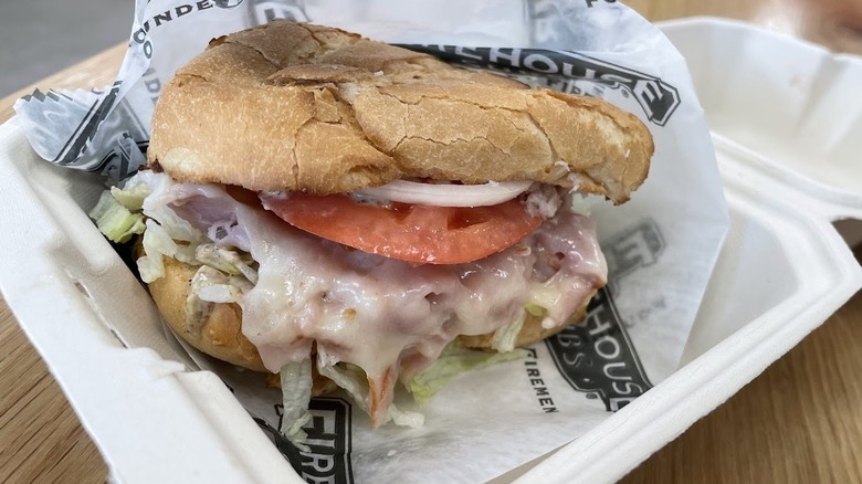 A sandwich from Firehouse Subs
